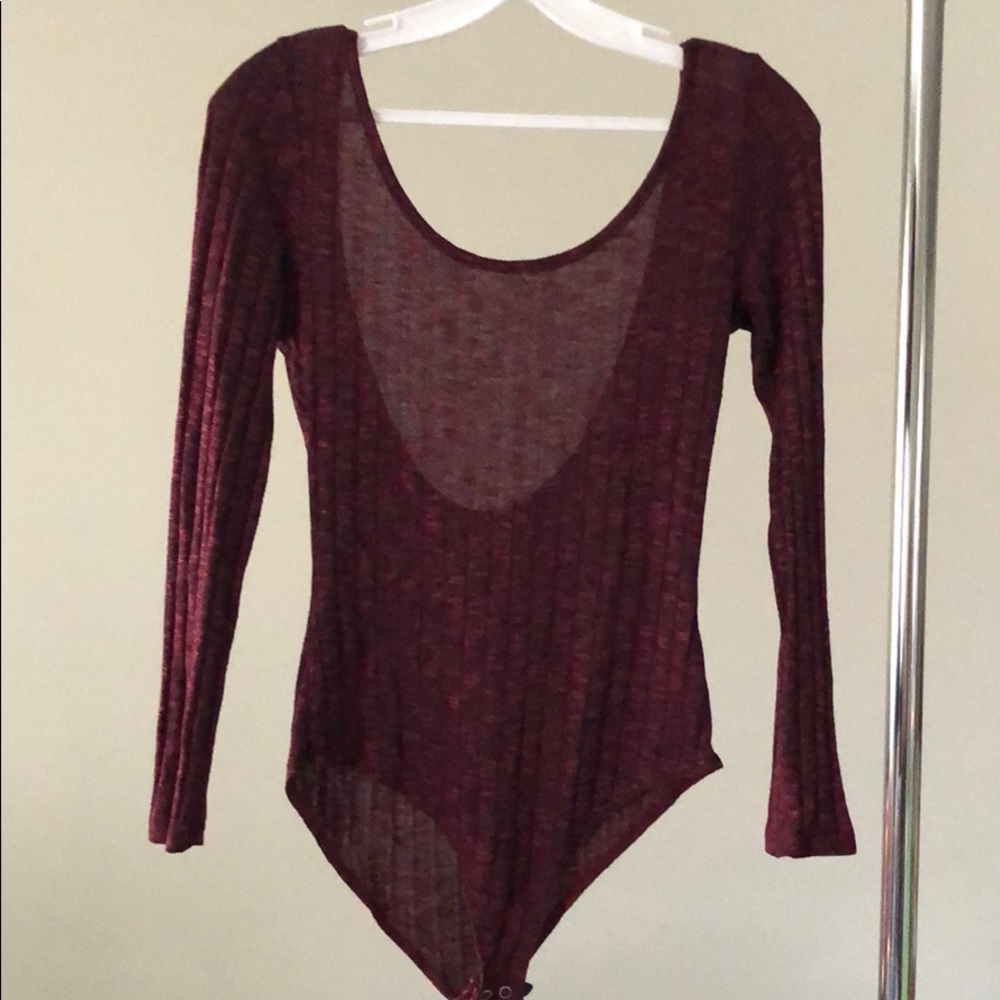 ✨Final🖤Sale✨ Burgundy Body Suit
